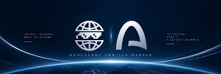 A dark, futuristic title screen or logo with a globe icon and the text 'A' and 'ADVANCED FOR AI IMAGES'.