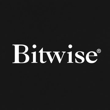 The image features the white "Bitwise" logo on a black background, representing the asset management firm behind the newly launched BLIT ETP—Bitwise's Lighter Staking product offering exchange-traded exposure to LIT on the Deutsche Börse Xetra.