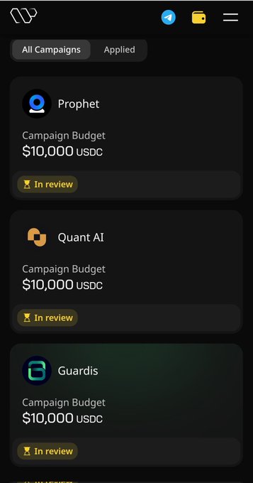 The image features a cell phone screen displaying three different apps, each with various icons. The app at the top has an icon of a globe above it, while the middle one has an icon representing a cell tower. The bottom app features an icon for "Guards" along with additional text and prices. The post includes a link to a video that provides more information about campaign budgets and what they can be used for. The main focus on this image is the comparison of the apps, providing context behind their usage in real life.