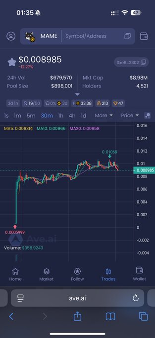 "Not easy", which is likely a reference to the difficulty of making a profit when the stock market crashes or experiences a significant downturn. The stockbroker's app shows that there has been some progress toward a small increase in the value of Bitcoin, as indicated by the yellow bar chart on the screen.