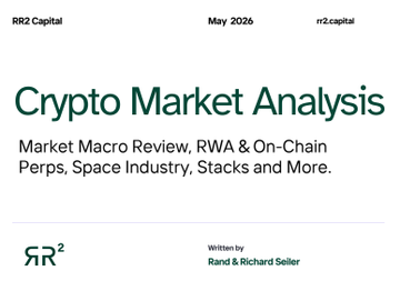 The image features a white background with black text that reads "The @RR2Capital report is out Market Review RWA & On-chain perps latest The Space Race Spotlight on @Stacks Read it all here, its a good one : rr2.capital/crypto-researc". This information is related to the post about Cryptocurrency Market Analysis and is likely meant to provide context or background for the content of the post.