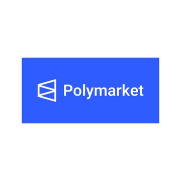 The image shows the Polymarket logo (a blue rectangle with a white geometric icon and the word "Polymarket" in white text). It illustrates the prediction platform mentioned in the post, which is now pricing a 94% chance of the Federal Reserve holding interest rates steady at its July meeting following softer inflation data.