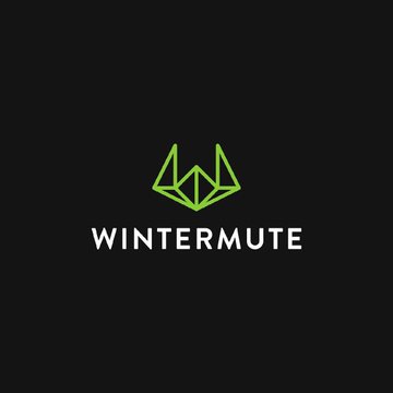 The image displays the Wintermute logo—a stylized green fox/crown emblem on a dark gray background with the white text "WINTERMUTE" beneath it—representing the crypto trading firm referenced in the post for significantly expanding its short positions (adding ~$44.58M in shorts, now totaling $190.77M) and depositing large sums to Binance and Hyperliquid.