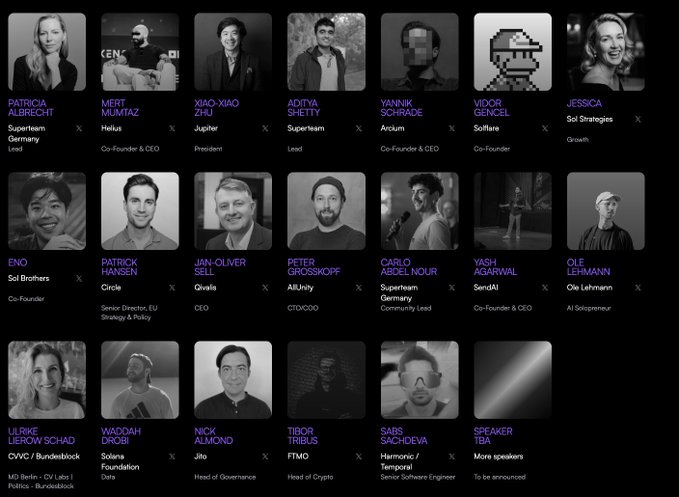 The image shows a list of people's names, each with their own photo, arranged in rows and columns against a black background. The photos are in black and white, giving them an artistic touch. The text accompanying the images provides information about the individuals' roles or positions within various companies.