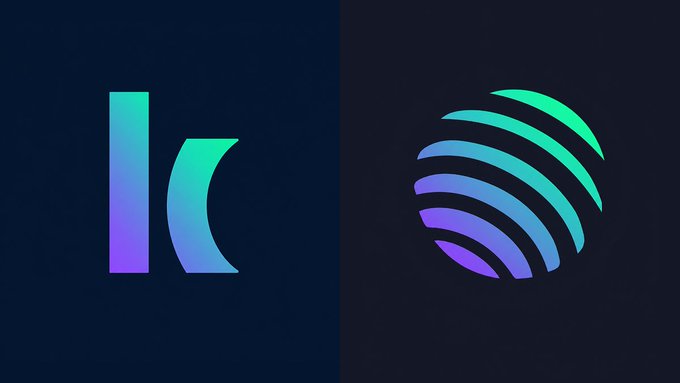 The image displays the logos of Kamino (left, featuring a stylized "k") and Jupiter (right, a circular striped emblem), both rendered in purple-to-green gradient colors against a dark background, representing the two leading Solana DeFi protocols highlighted in the post.