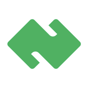 The image shows a green stylized logo resembling an "N" or interwoven arrows. As a visual symbol for the partnership announcement, it likely represents Ondo, the tokenization platform collaborating with KUB Wallet to bring tokenized U.S. stocks and ETFs to Thailand.