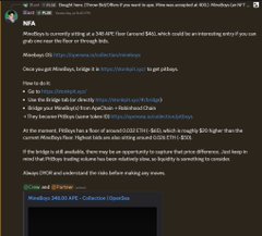 A blurry screenshot of an NBA discussion on Reddit, mentioning 'MaxBoyx,' 'Cardano ADA,' and warnings about an unsustainable economy.