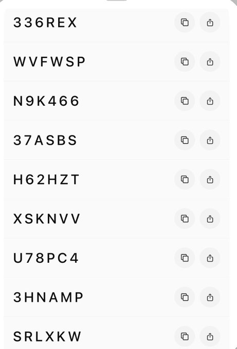 The image shows a phone screen displaying a list of numbers, possibly representing a phone number or a series of numbers. The text "3HNMP" can be seen at the bottom left corner of the screen. The surrounding area around the phone screen is white and has a brown background. The post on social media seems to be about a new wave of Plasma One codes that are accepted as payment for a USDT debit card, which could potentially be related to the numbers displayed in the image.