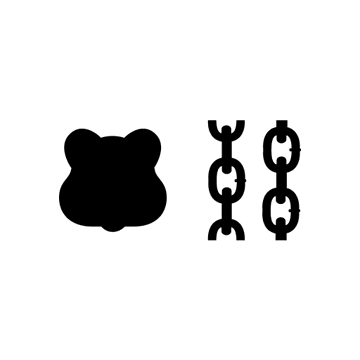 A black bear silhouette is shown alongside two chains featuring the dollar sign ($) and euro symbol (€), symbolizing the financial markets. The image relates to the news about Circle's EURC stablecoin surpassing €400M in circulation, representing the euro-backed currency's growth in the crypto market.