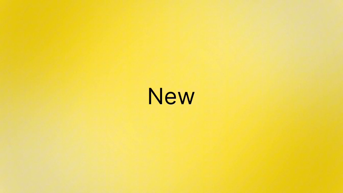 The image features a large yellow square with the word "NEW" written in black text at the bottom right corner. The background of the image is a gradient transitioning from light to dark yellow, creating an eye-catching visual effect. The caption below the image provides information about the connection supporting tokenization and asset lifecycle management for DTC-custodied assets on the Stellar blockchain.