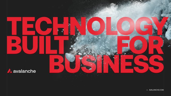 The image features a poster with red text that reads "Technology Built for Business" against a black background. The poster also includes an illustration of a snowplow, which adds visual interest to the design. The overall layout suggests that the poster is promoting a product or service related to technology and business operations.