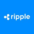 The Ripple logo displayed in white on a blue background.