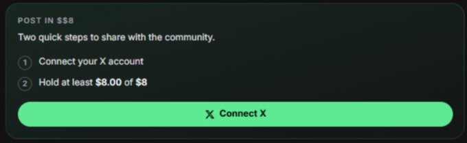 The image shows a screenshot of an email conversation between someone trying to explain how to connect with others online, referred to as "connect X" in this case, using a green background text box that reads "Two quick steps to share with community". The email also includes a link for a PUBIN post where they claim to be sharing the same value or information.