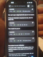 Screenshot of a text message conversation discussing cryptocurrency wallets, with messages visible about being careful and seed phrases.