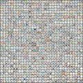 A square mosaic composed of thousands of tiny pixelated tiles in muted earth tones of beige, brown, gray, and subtle hints of green and orange, creating a textured, abstract pattern with no discernible text, numbers, or symbols.

The image's dense, tile-like composition mirrors the post's theme of collecting, with each small fragment evoking the idea of countless individual collectible pieces—be it cards, in-game items, or onchain assets—coming together to form a larger whole, much like a collector's interests continually accumulating across new platforms like Solana.