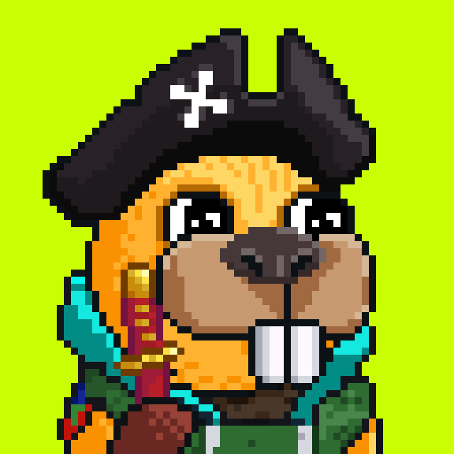 A pixel art mascot of a hamster dressed as a pirate captain with a tricorn hat, eyepatch, and teal coat appears alongside a "Next WL Code Drop at 4 PM UTC" announcement, featuring 35 whitelist codes for what appears to be an NFT project called "the Bandits."
