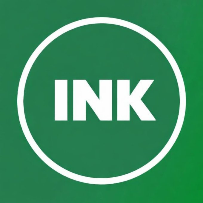 A green square logo featuring the word "INK" in bold white letters inside a white circular outline, representing the $INK Network project discussed in the post about its KYC deadline.