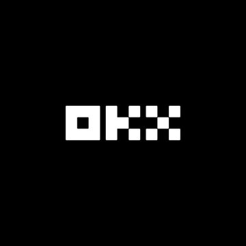 The image features a logo for a company named "OKX". The logo consists of a white square with black squares arranged around it, creating an X shape. The text "okx" is written inside this X shape. Below the X shape, there's some text that reads "NEW: OKX adopts Chainlink Data Streams on the X Layer mainnet." This information suggests that the company has recently launched a new partnership with Chainlink to utilize their data stream technology for their operations.

The image is set against a black background, which makes the white logo stand out prominently. The overall design of the logo and its placement within the frame create a sense of balance and symmetry in the composition.