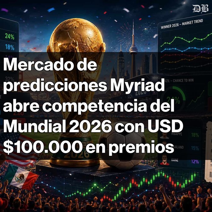 The image shows a large golden trophy that represents the Myriad trading company. It has been used as a symbol for the trading company's success in the global market since 2006, and its prominence remains strong. Below the trophy, there are descriptions of financial forecasts related to the trading company, including the forecasted value of $100,000 if the current trend continues. The image also features several other trading companies' logos or symbols related to financial markets.