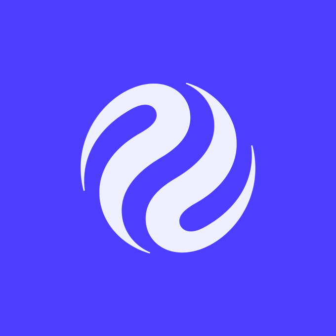 The Univ3 (Universe) cryptocurrency logo, a white swirling S-shape on a purple background.
