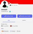 The image displays a user profile page for "SHADAY" showing account statistics including creation date of 22 Jul 2023, last seen 22 Jun 2024, and a note about retium points, alongside two action buttons labeled "Get New Profile" and "Edit/Remove Profile." This profile page complements the post about the RetiumChain testnet activities, providing a glimpse of a user's account involved in testing the NFT Launchpad features.