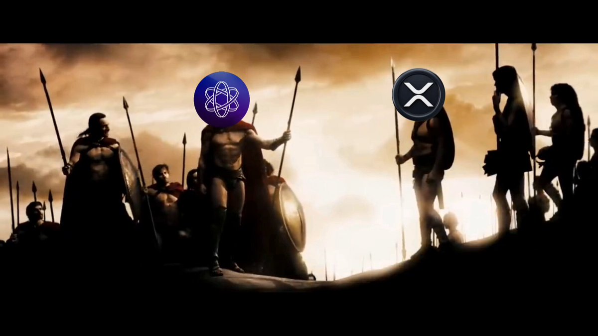The image features a group of people dressed in ancient Roman clothing, with some holding spears or swords. They are standing against a backdrop that includes a sunset and clouds. The caption for this image reads "It is time. $XPR Network A". This suggests that there might be an event or gathering related to the ancient Roman era taking place at a specific location, possibly in Rome, Italy.