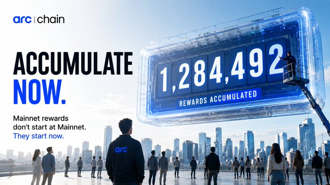 The image shows a group of people standing around an enormous blue sign with numbers, possibly representing a cryptocurrency or blockchain-related concept. The text on the sign reads "Accumulate Now! Earn rewards as your node contributes to the network Claim accumulated rewards when Mainnet Launches". This suggests that the individuals in the image are likely participating in a cryptocurrency exchange or blockchain project and have been encouraged by the post to accumulate their rewards for future use.

The people are standing around the sign, possibly discussing its content or waiting for instructions on how to proceed with their investment. The scene conveys an atmosphere of excitement and anticipation as they prepare to engage in this new venture.