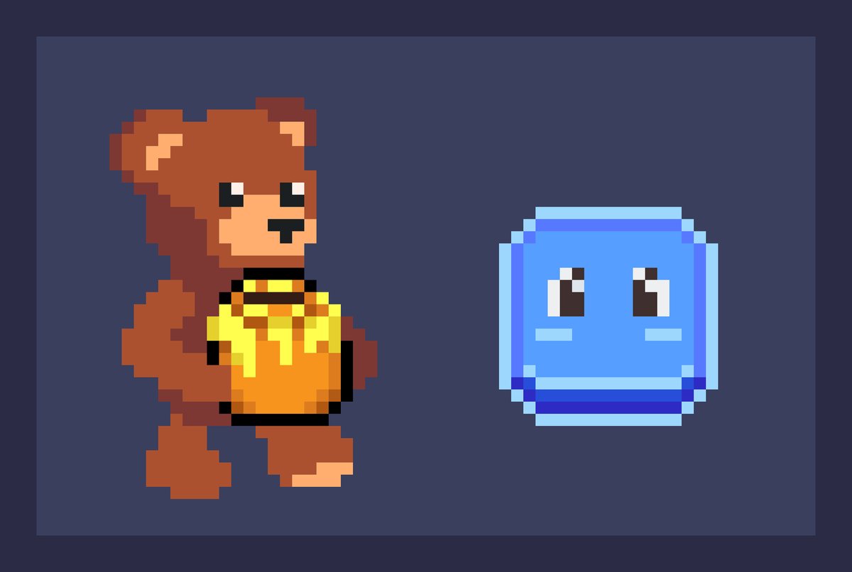 The image features a brown teddy bear holding an orange honey jar, with a blue square character standing next to it. The caption below the image reads "Blupix WL x CryptoTeddies 30 WL Spots for us Join the raffle here: cryptoteddies[.]xyz/raffle". This suggests that there is a raffle going on where participants can win honey jars and other prizes, with the honey jar being the main prize.
