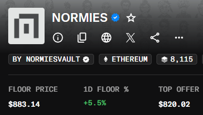urns of a black and white color scheme, with the word "NORMIES" displayed in white text above it.