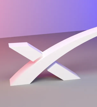 The image features a white X shape with two arms extending outwards from each other. The background of the image is a gradient of purple and pink colors. The caption above the image reads, "SPACEX STOCK HITS SOLANA ON IPO LAUNCH DAY The moment SpaceX begins trading on Nasdaq on June 12, tokenized $SPCX shares will go live on Solana." This suggests that the X shape represents the launch day for the company's stock and is related to the recent IPO of the company.