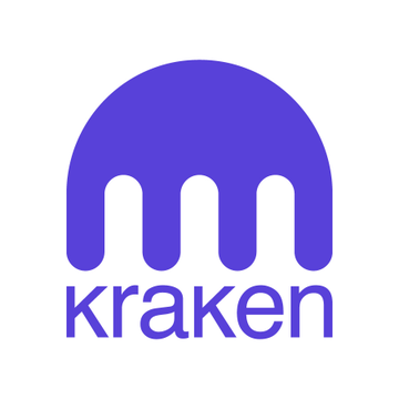 The image displays the Kraken logo—a purple octopus-like design with the word "Kraken" written beneath it. The logo relates to the accompanying post by representing the cryptocurrency exchange Kraken, which is reportedly in talks to acquire a 15% stake in the Aave protocol for 35,000 ETH.