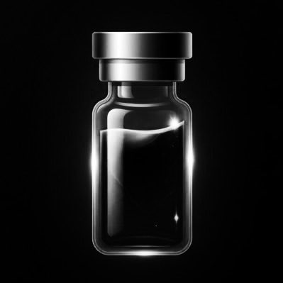 The image features a small glass vial with a silver cap on its side, placed against a black background. It seems like an empty vial without any visible contents or markings. The text in the image reads "giving away 3 GTD for supply: 1111 - mint Price: FREE - mint Date: TBA - chain: hyperliquid". The post also includes a description of this item and its relation to Hyper Liquid Mint, suggesting that it is an essential component or product offered by Hyper Liquid Mint.