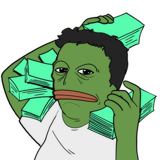 A cartoon illustration of a green-skinned character with large lips, appearing overwhelmed as they balance and hold multiple stacks of green papers under one arm while using a phone with the other hand.