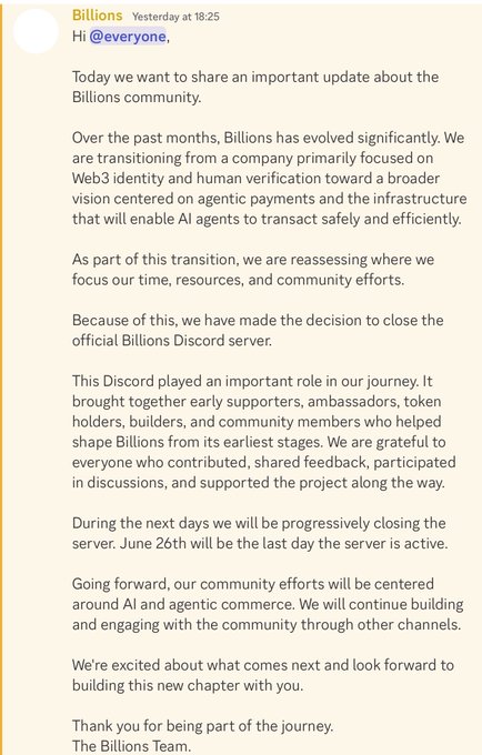 The image shows a screenshot of an email sent by Billionaires Team. The email contains instructions about a charity fundraiser for a new initiative called Billionaires Team. It also mentions that the fundraising goal has already reached $0.23, which means nearly half of the target amount is already raised. The email asks for continued support to reach the remaining $0.74 needed to successfully launch this project and help the community.