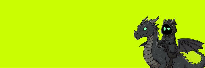 The image features a stylized dark dragon character on a bright yellow background, likely serving as promotional artwork for a dragon-themed NFT collection. The post references a 12PM EST OpenSea drop, suggesting this dragon artwork is being teased for an upcoming release on the marketplace.