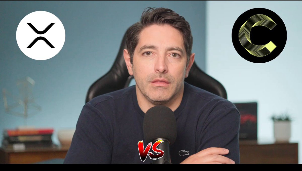 The image shows a man sitting at a desk with a microphone, wearing a black shirt. The background features a blue wall with two logos - one white logo and one yellow logo. The text "This is it. The Final Showdown." is written in the bottom right corner of the image.