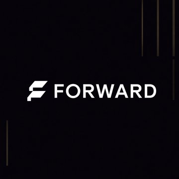 The image displays the Forward Industries logo and name on a dark background, visually branding the company described in the accompanying post about its widened quarterly net loss of $69 million from digital asset charges and increased Solana holdings.