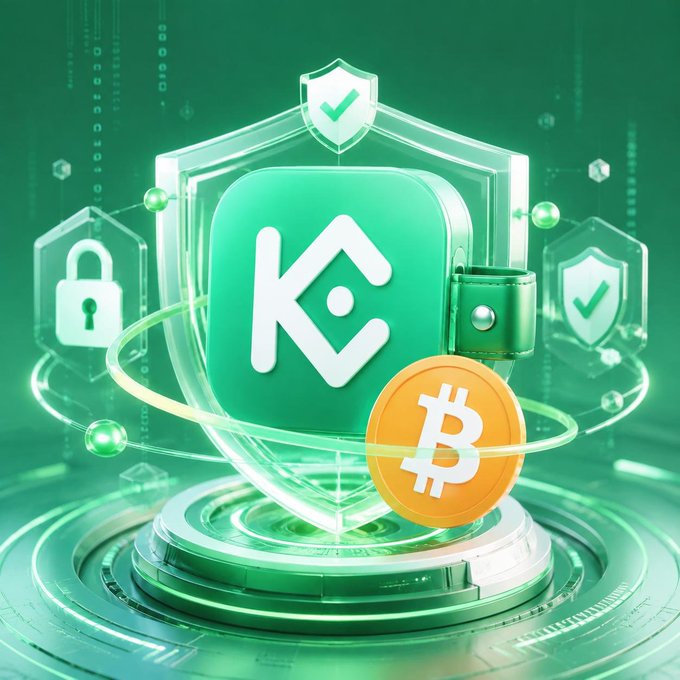The image features a 3D-rendered green shield emblazoned with the "K" logo of the Knots Bitcoin wallet, secured with a padlock and accompanied by an orange Bitcoin coin, all set against a futuristic circuit background with smaller shield and padlock icons floating nearby. It visually reinforces the post's theme that even secure offline hardware wallets like COLDCARD can harbor vulnerabilities in their firmware, demonstrating that robust security depends on more than just physical isolation from the internet.