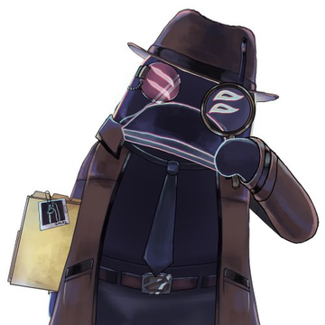 The image depicts a stylized detective figure wearing a fedora and trench coat, holding a magnifying glass up to inspect a briefcase stamped with the letters "ZEC" — visually representing the post's suggestion that Zcash ($ZEC) is under criminal suspicion. The detective's scrutinizing pose reinforces the caption's claim that ZEC's reputation is now "tainted" and lacks legitimate use cases beyond illicit activity.