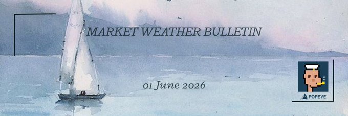 The image features a poster for a market weather bulletin that has been watermarked with a cartoon sailor. The poster displays a sailboat sailing across a body of water, accompanied by text that reads "Boring boring boring Market Weather Bulletin!". This suggests that the bulletin is likely discussing an interesting or engaging topic related to the maritime industry and the weather conditions affecting it.
