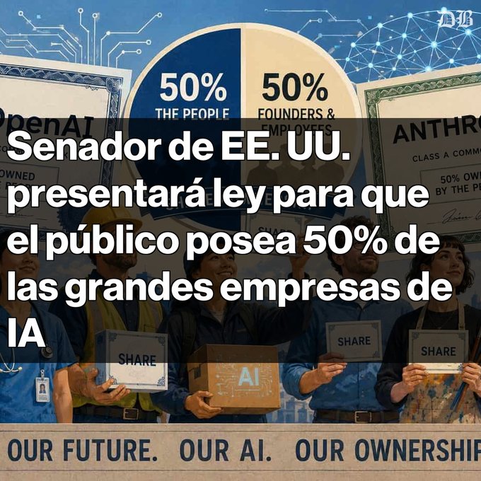 The image features a group of people holding up signs for a protest, with one sign specifically advocating for 50% public funding for healthcare. The protesters are standing together, united by their message, and they hold up cardboard boxes as part of their demonstration, possibly containing additional materials or resources to support their cause. The background reveals that the event is likely taking place in Spanish, as it's described to be "senador de EE UU. EE UQ." This translates to a political protest where people are advocating for 50% of public funding toward healthcare.