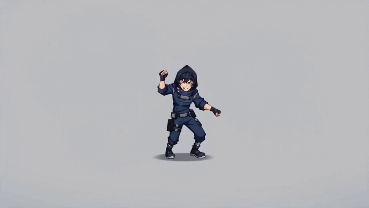 The image features a character, presumably a male, dressed in black clothing with a hoodie pulled up over his head. He appears to be dancing or performing some action, possibly fighting, as he raises one hand while holding another object in his other hand. The background of the image is white and gray, which contrasts with the dark colors of the character's outfit. The caption at the bottom of the image reads: "Why do you have to show up everyday? You will get rugged by your favorites anyways ... poly will go to zero anyways let that sink in". This message seems to be a commentary on the importance of consistency and dedication, as well as the idea that one's actions can have consequences.