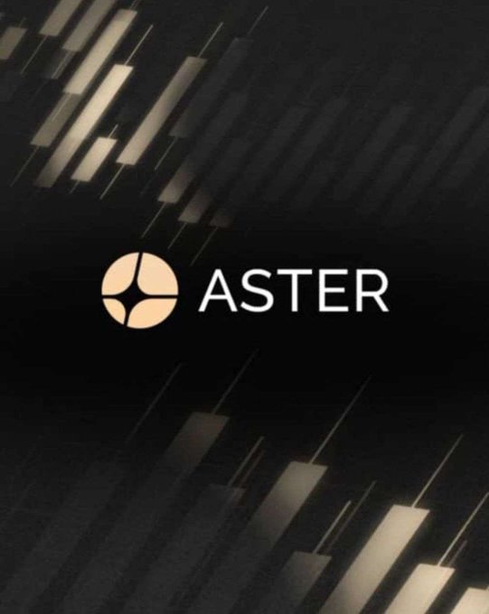 A logo graphic displays the word 'ASTER' next to a circular gold emblem on a black background with abstract golden light streaks.