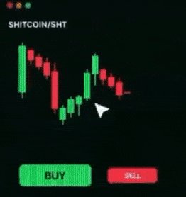The image shows a screenshot of a stock trading app that displays a cryptocurrency symbol along with its current price. The app also has a button that says "buy" which would allow users to purchase shares of the cryptocurrency based on its current value. Additionally, there is a button labeled "sell", indicating an option for selling those shares if they increase in price or if the user decides against buying them. The main focus of the post is on trading strategies and how to buy into potential future dips, rather than swing trading. It emphasizes that users should not waste time trying to predict what will happen next as there are many factors affecting stock prices, including global events and technical indicators such as chart patterns and Fibonacci retracements.