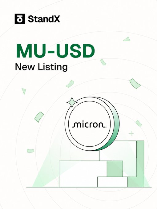 This graphic depicts an advertisement for the cryptocurrency micro-USD with an illustration of a coin and some blocks stacked together. The text on the advertisement states that this new listing platform is focused on providing users with up-to-date information about the cryptocurrency market, emphasizing its relevance in today's fast-paced trading environment.