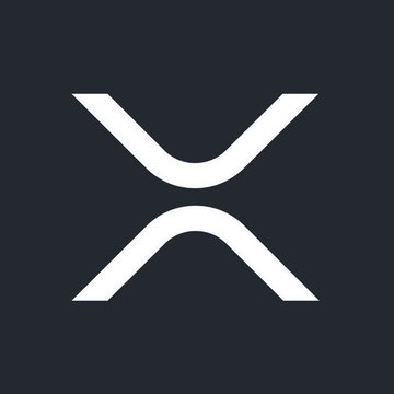 The image displays the XRP cryptocurrency logo, a stylized white "X" on a dark background, representing the digital asset mentioned in the post forecasting a potential rise to $1.20.
