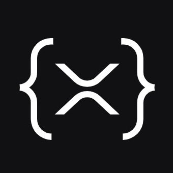 The image features a white logo with an "x" inside of a square bracket, which is surrounded by curly brackets. The text below the logo reads "JUST IN: @Ripple is bringing AI and payments together. A new #XRP Ledger toolkit now allows developers to build autonomous payment apps powered by $XRP and $RLUSD." This information suggests that Ripple is introducing a new tool for developers to create cryptocurrency-based applications, specifically focusing on the integration of artificial intelligence into payment systems.