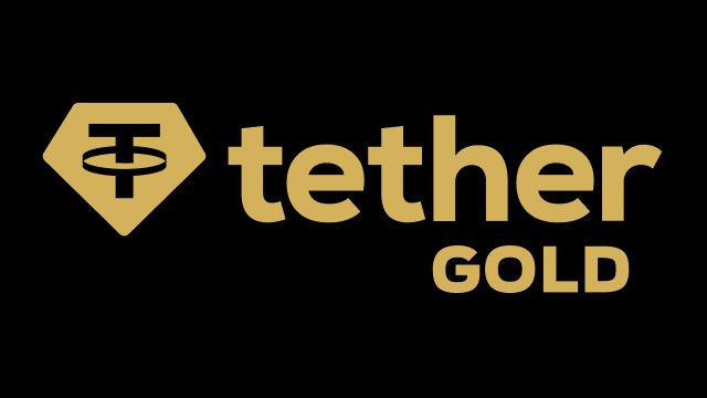 The image shows the **Tether Gold (XAUT)** logo with the tagline "Enduring values. New age thinking" on a yellow background labeled "SCAN-INDEX >> SHEET 001 of 026." This relates to the post by Tether CEO Paolo Ardoino, who highlights Bitcoin and Gold as hedges against economic uncertainty and fiat risk, with XAUT being Tether's gold-backed stablecoin.
