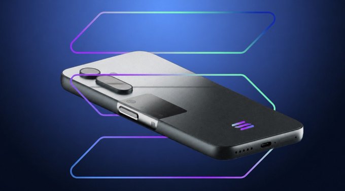 The image features an old cell phone with a square screen that has been rendered in shades of purple and blue against a black background. The phone appears to be turned off, suggesting that it might have been discarded or replaced by a newer model. The text on the image reads "There'S still a HUGE opportunity for Seeker holders! Season 
is still available to farm right now, while the crypto space is quieter than it has been in years. This is the time to lean in".