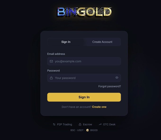 The image features a website for a trading platform called "BIGOD" that allows users to invest in new game titles, potentially including "Bing Gold", by entering their account details. The user interface displays an registration form where they have to enter personal information such as email address and password, as well as confirm the registration process once signed in. The image also shows a small social media post from another user who is sharing some exciting news about the "BIGOD" trading platform or suggesting that a big opportunity lies ahead for anyone participating in it. The overall context suggests that a person's investment could potentially pay off if they successfully invest in the games offered by this new platform.